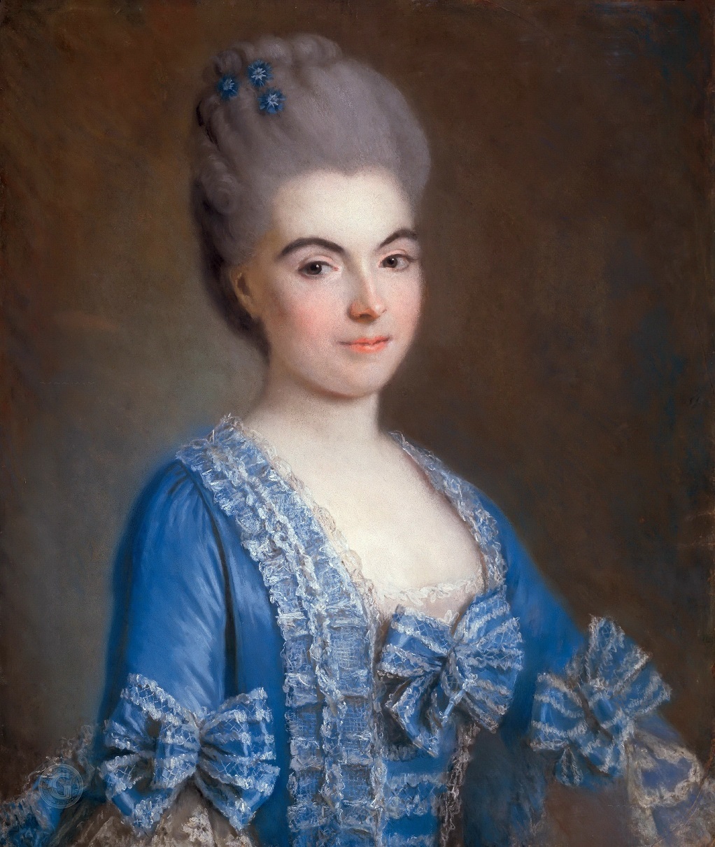 Дама в голубом картина Левицкий