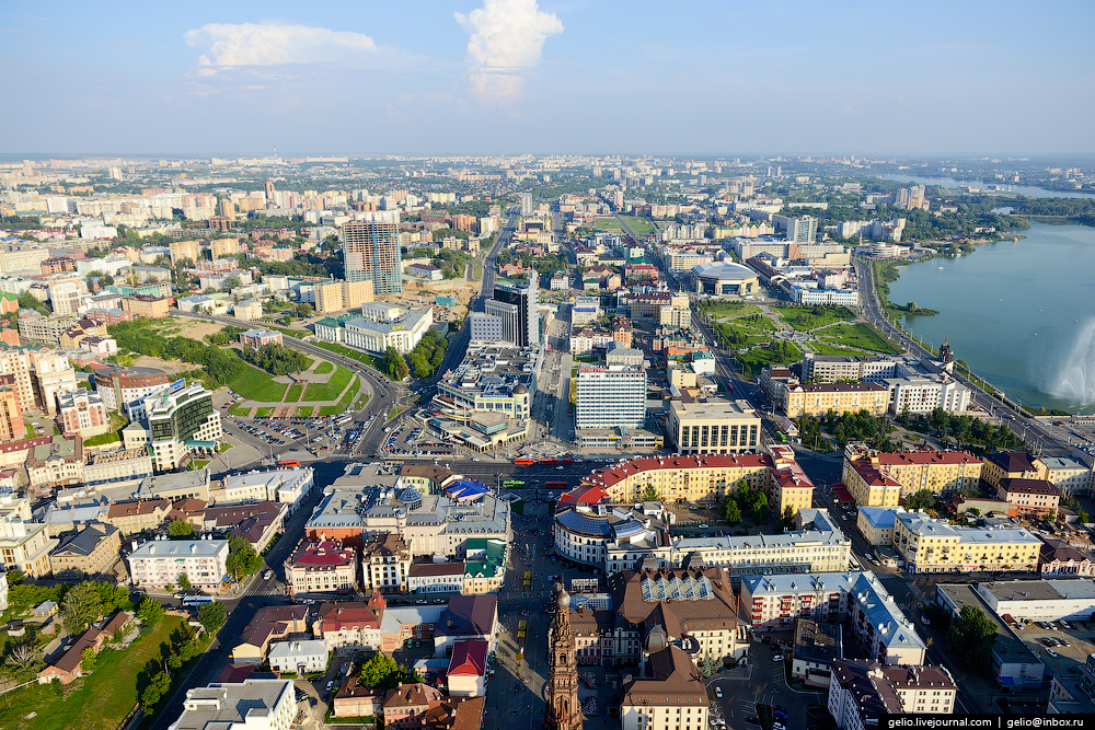 В каком районе остановиться в казани